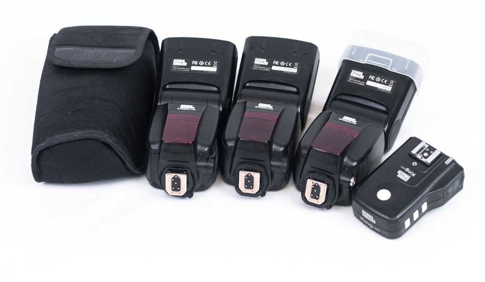 Set 3 blit-uri Pixel X800 Pro N + controller - DEFECTE- pentru Nikon