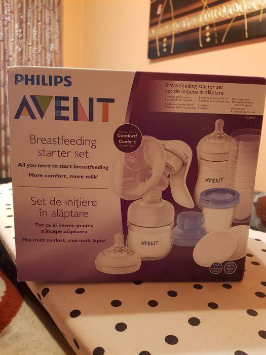 Set NOU pompă manuală de sân Philips Avent