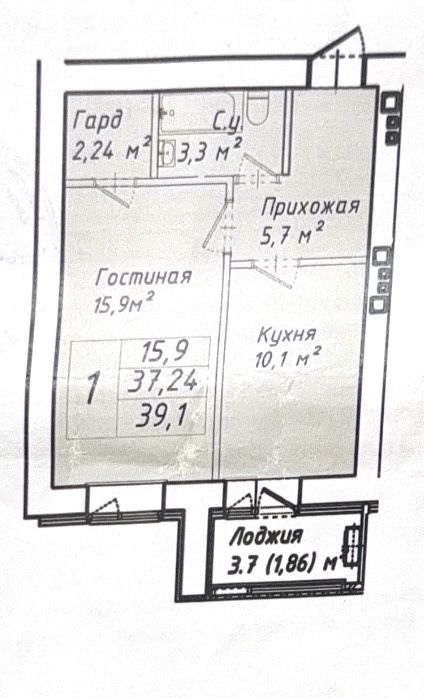 Продам 1-комн квартиру