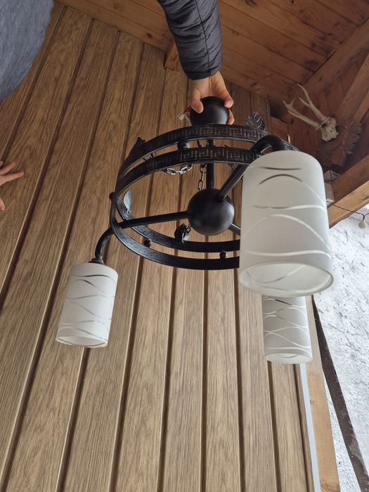 Plafoniera din fier forjat