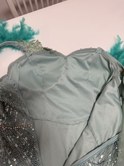 Rochie NOUA  elegantade nașa, sora M-L , facuta pe comanda