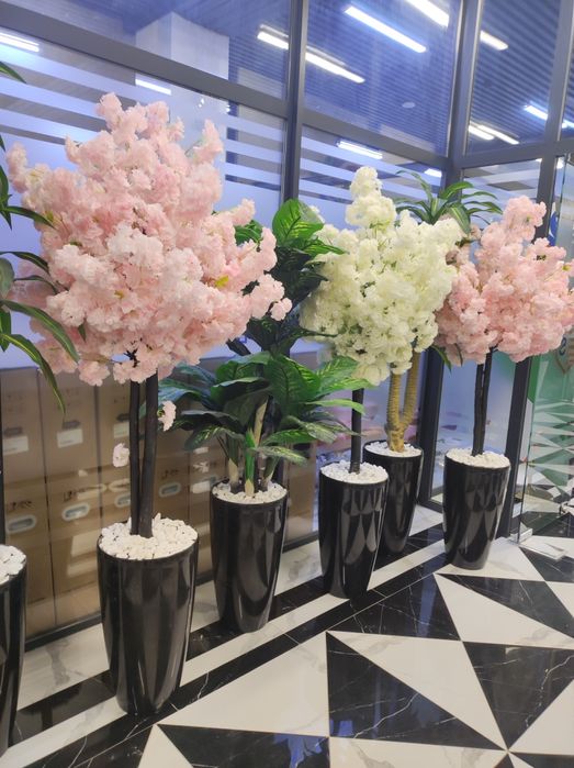 Перечисления Искусственный декоративный дерево и цветы