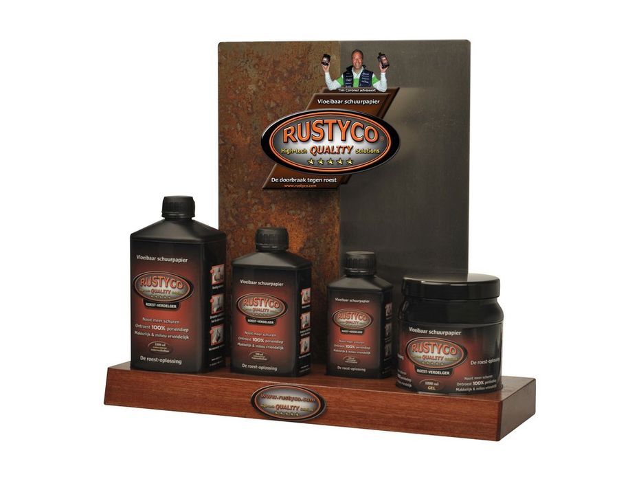 Solutie indepartat rugina Rustyco, solvent rugina concentrat 250 ml, curata rugina in profunzime fara sablare sau slefuire