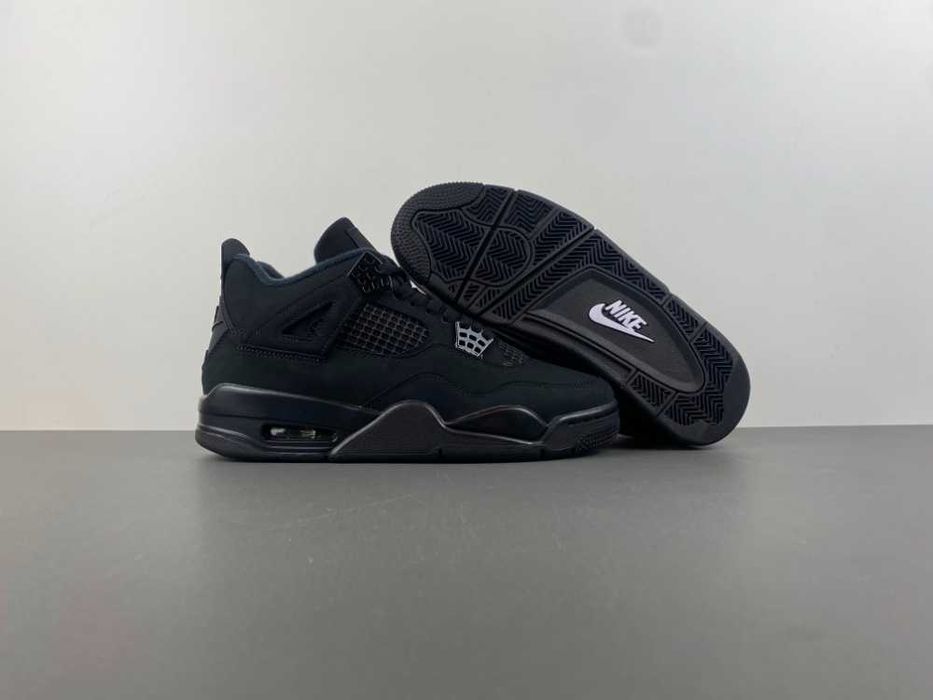 Nike Jordan Retro 4 Black Cat Мъжки Дамски Маратонки