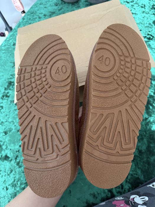 Papuci tip ugg cu blana