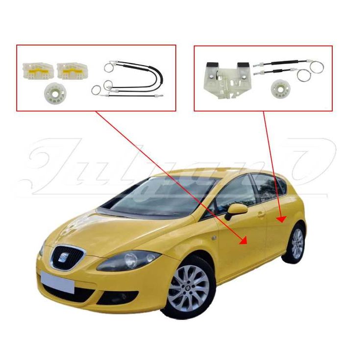 Рем. к-т за ел. машинка за стъкло за SEAT LEON (05-12г.)