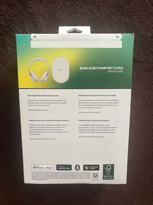 Casti BOSE QuietComfort Ultra Headphones, Bluetooth, Over-Ear, Microfon, Noise Cancelling