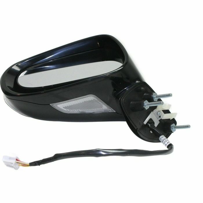 Oglinda usa exterioara Lexus Is, 04.2020, montare stanga/dreapta, reglaj electric; carcasa neagra, grunduit; cu incalzire; sticla crom; 16 gauri / 8