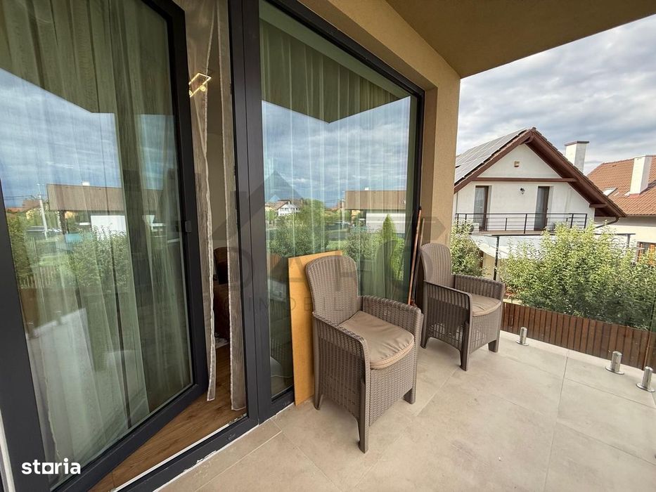 Inchiriez apartament cu 2 camere , bloc nou