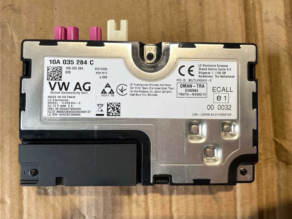 Контролен Модул Онлайн Свързване 10A035284C Volkswagen ID.3 E11 PRO