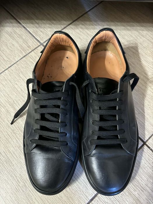 Teodor Мъжки черни кожени обувки – стилни, запазени