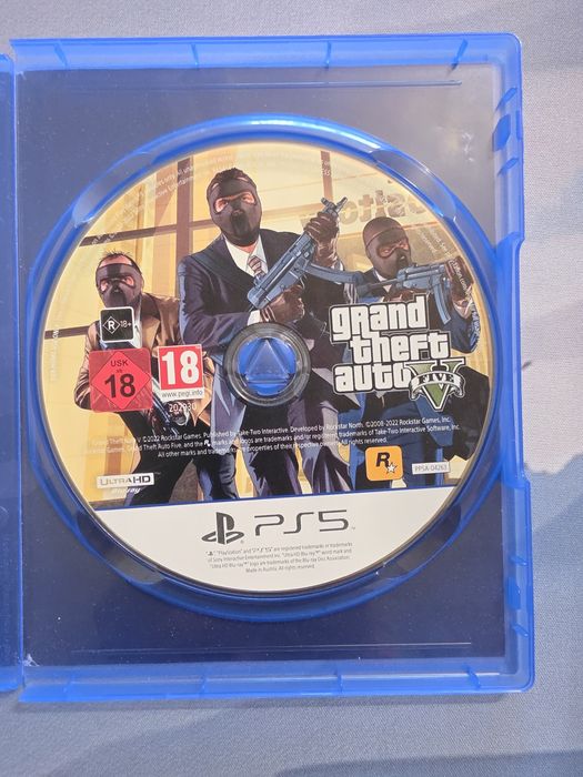 GTA 5 PS5 чисто нова отваряна само за снимките