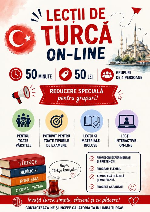 Limba turcă  de la profesoară