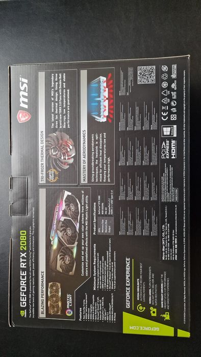 RTX 2080 MSI Gaming  X Trio