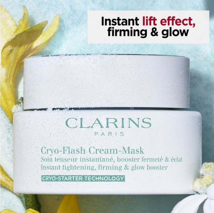 Masca hidratanta anti-imbatranire de fata Clarins Cryo-Flash, 75 ml