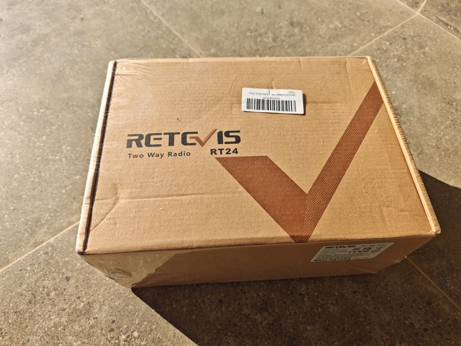 Set de 2 Walkie Talkie Retevis RT24,cu casti,usb,negre.
