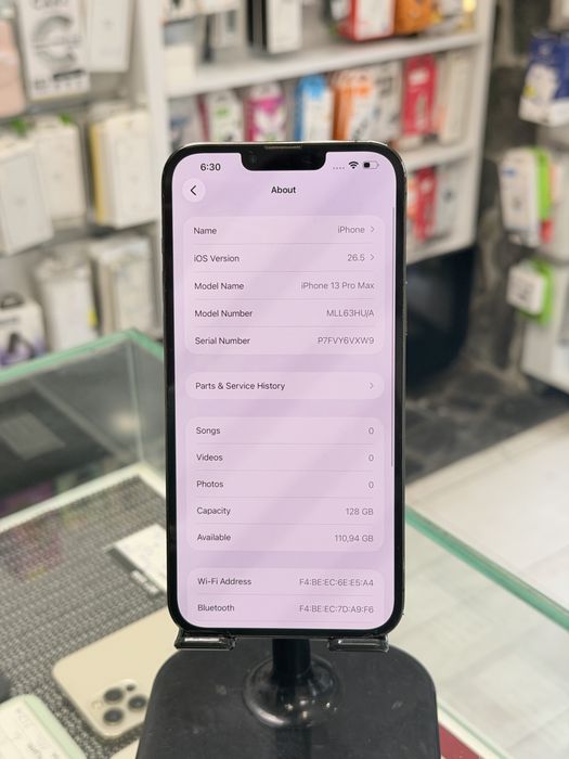 Apple iPhone 13 Pro Max 128GB Graphite!