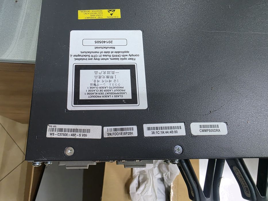 Коммутатор Cisco Catalyst WS-C3750X-48P-S