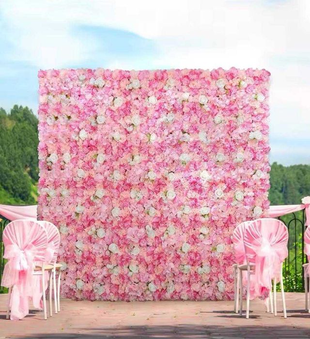 Вземете под наем нашата стена от цветя за снимки по празненства.
