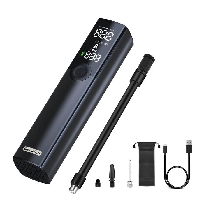Mini compresor de aer cu acumulator 120 PSI pentru masina/bicicleta