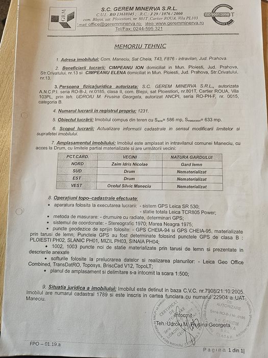Teren intravilan Cheia ,Prahova
