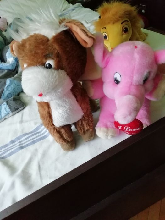 Детски играчки плюшени големи и малки обаждайте се различни цени