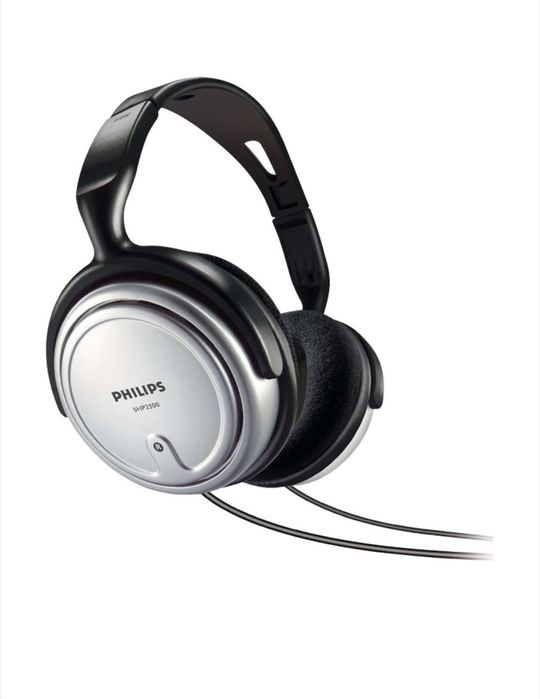 Casti Audio Over-Ear Philips cu fir, Negre,Originale,Noi