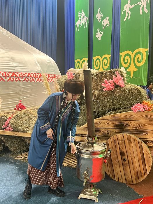 Шашбау Этнокосы 2шт+бөрік