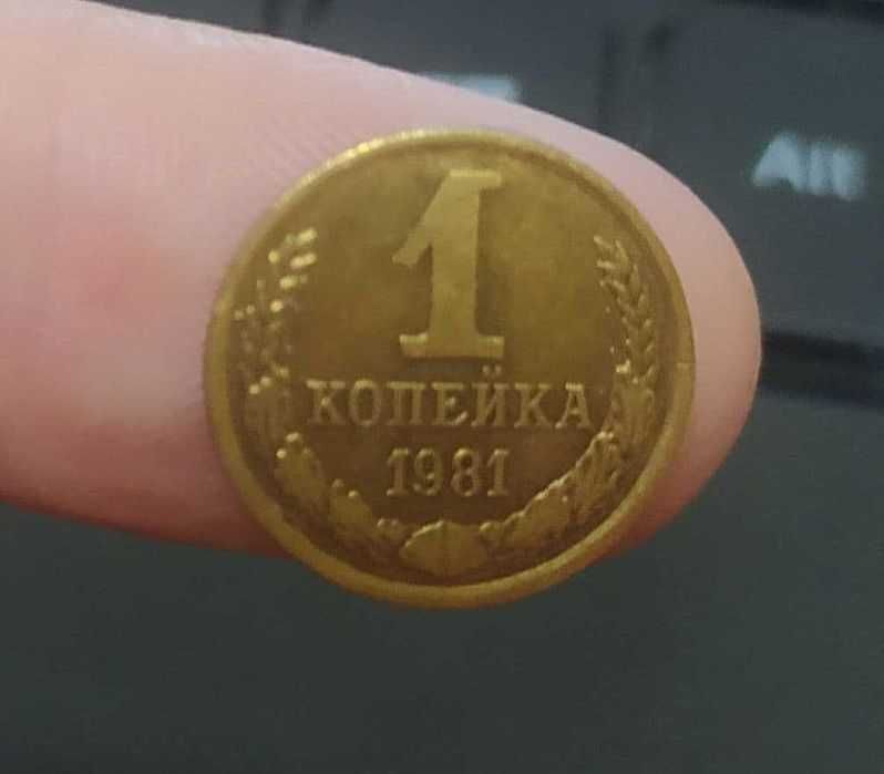 Монета 1 копейка.