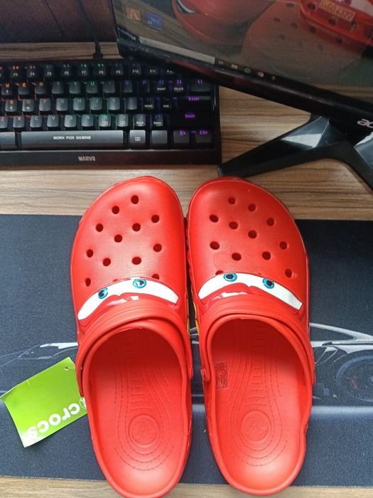 Чехли Crocs x Cars Lightning McQueen
