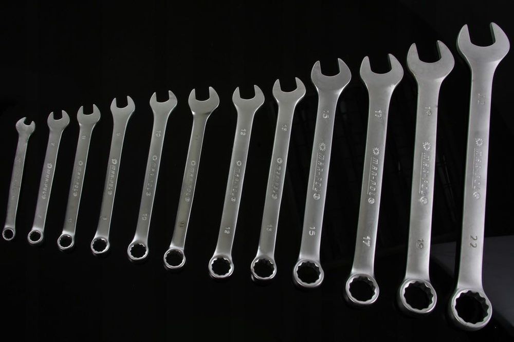 Полски Комплект 12 бр звездогаечни ключове MAR-POL от 6 до 22 мм ключ