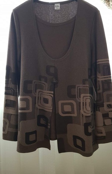 Bluze dama 2 în 1,super model, marimi 44 46 48