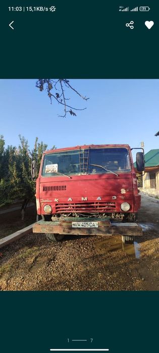 KAMAZ SAMASVAL 1983yil moshina ishlab turgan