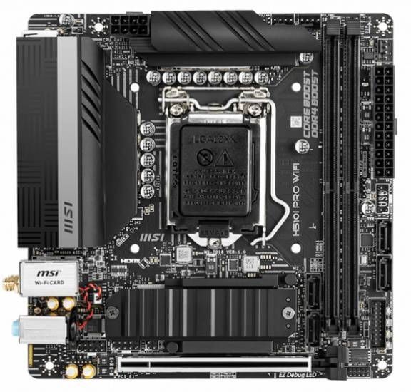 Материнская плата MSI H510I PRO WIFI (LGA 1200) — Под восстановлени