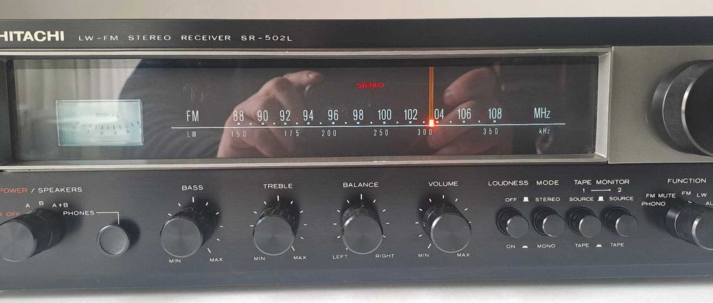 Hitachi SR-502L Amplificator Japan Amplituner Vintage Statie Scala AC