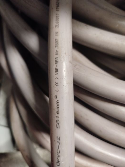 Cablu 5 x 16 mm, 5 x  25 mm