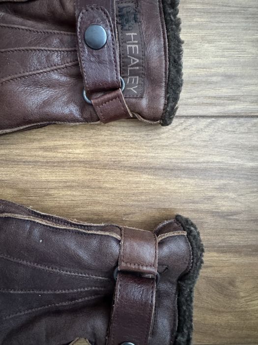 Manusi din piele imblanite stare foarte buna