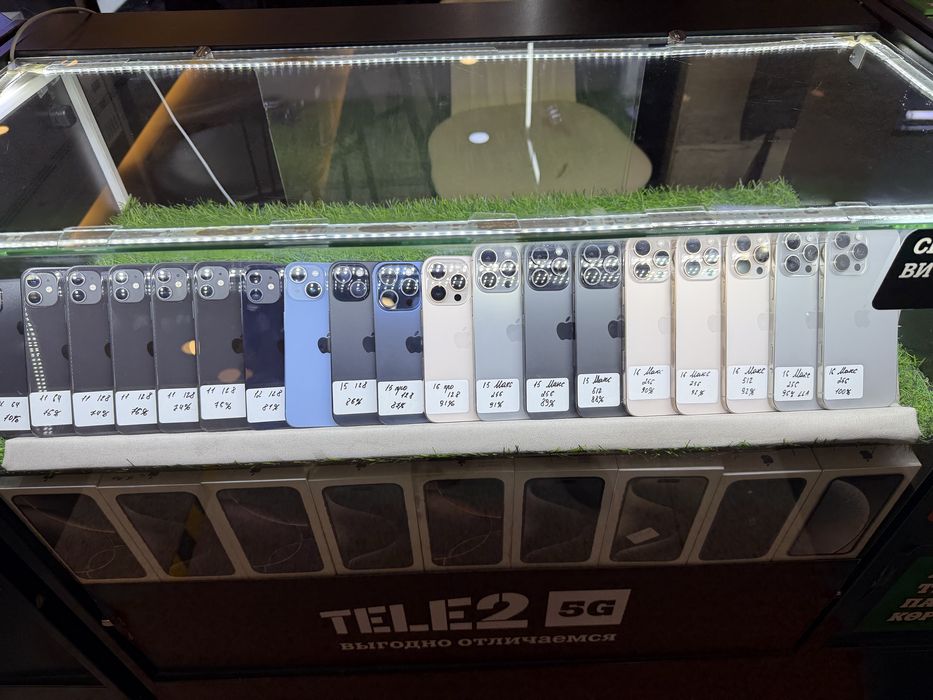 Все модели б/у телофонов,есть Trade-in