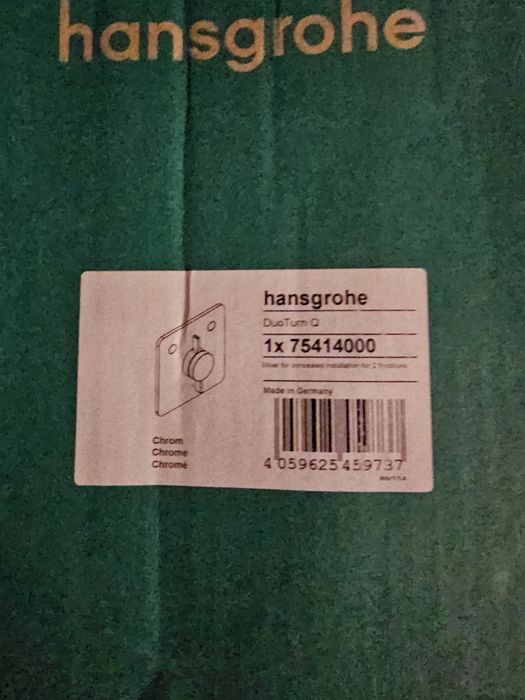Baterie dus incastrata Hansgrohe DuoTurn Q 2 functii