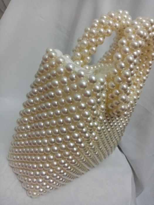 Сумка из Бусин, Жемчужины сумка