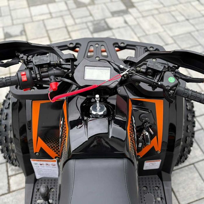 Atv 125cc Tao Hunter II 8" automat 4T benzina negru/portocaliu