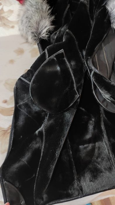 Тёплая женская дублёнка