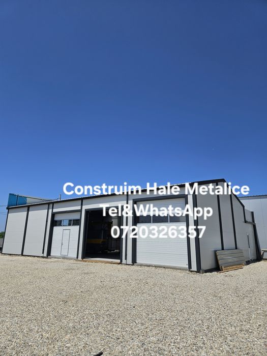Vand hala metalica 15x40,structura,panouri sandwich si  alte dimensiuni
