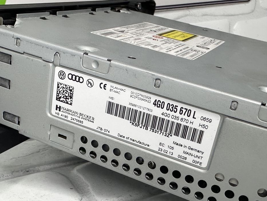 Мултимедия AUDI A6 A7 4G0035670L