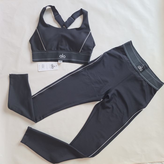 Set Alo bustiera si colant,S, negru