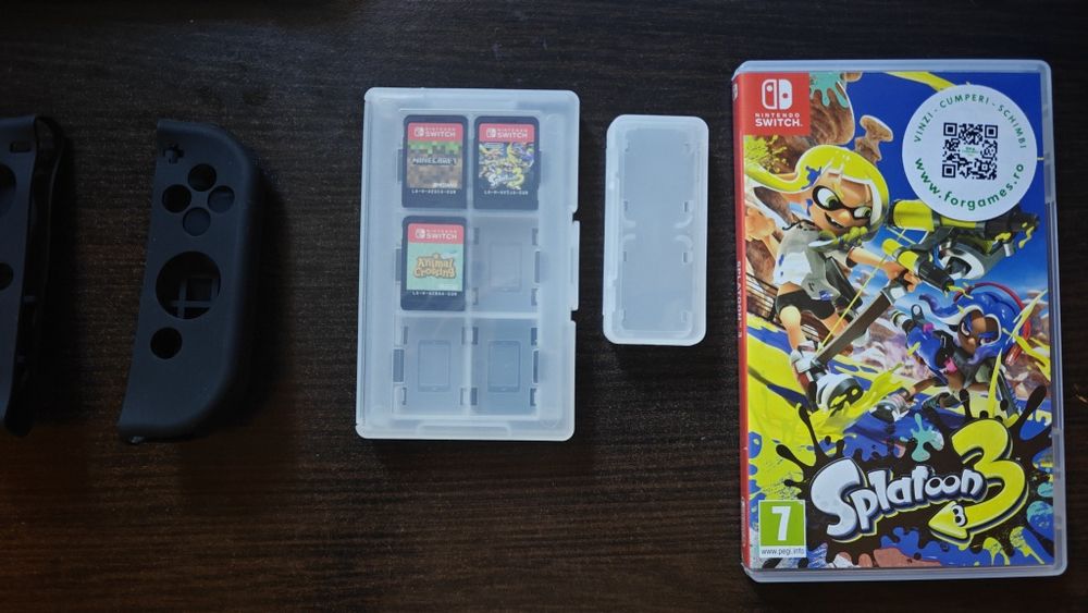 Nintendo Switch OLED (Ca Nou) + Jocuri  + accesorii