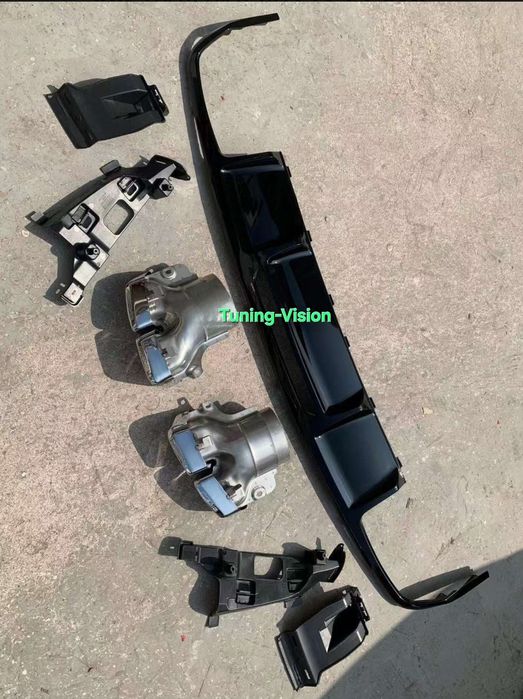 W218 S218 CLS63AMG пакет броня калници капак дифузьор накрайници