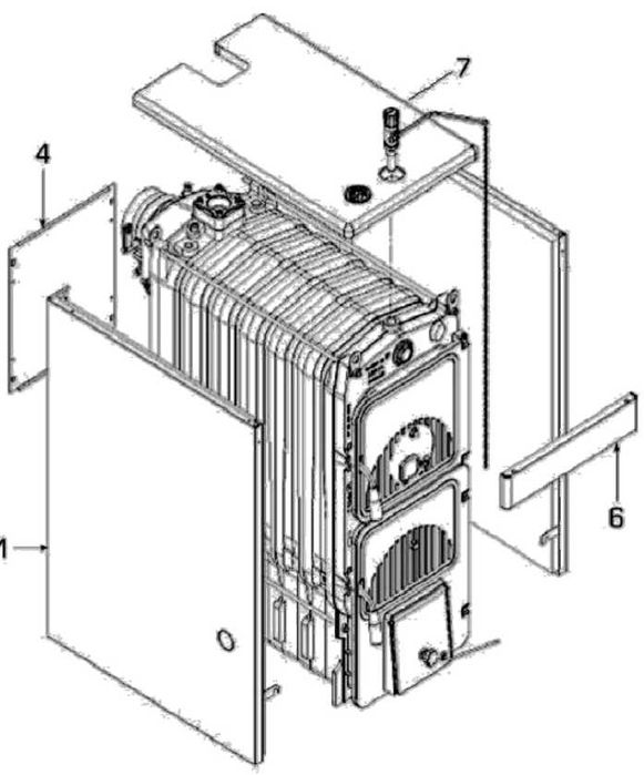 Котел IMMERGAS SOLINE 40 kW на дърва и въглища