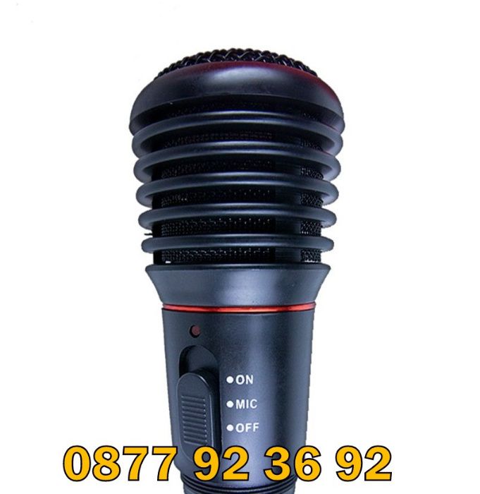 ПРОМОЦИЯ 2в1 БЕЗЖИЧЕН и ЖИЧЕН микрофон, микрофони, караоке, WG-308E