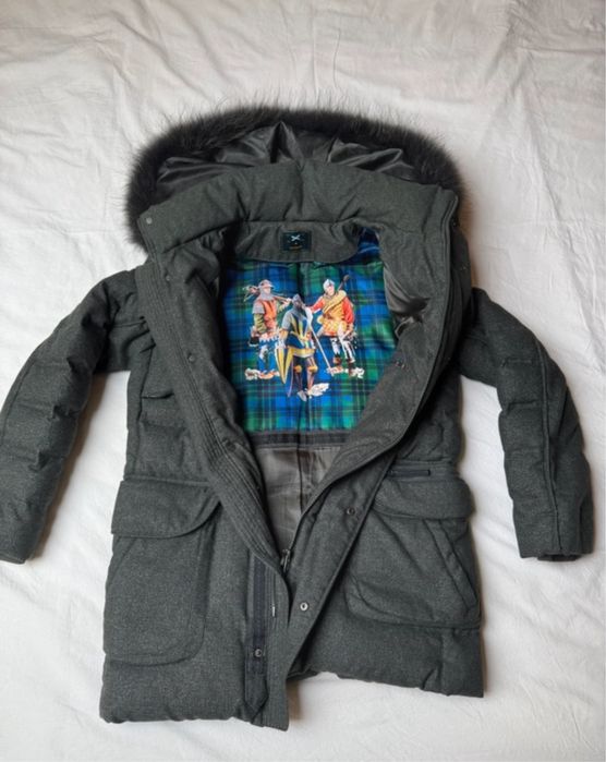 Geaca Kinloch puf si pene barbati marimea M blana naturala